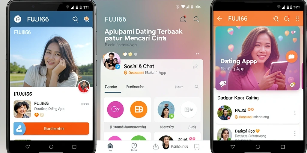 Antarmuka pengguna FUJI66 yang modern dan mudah digunakan.