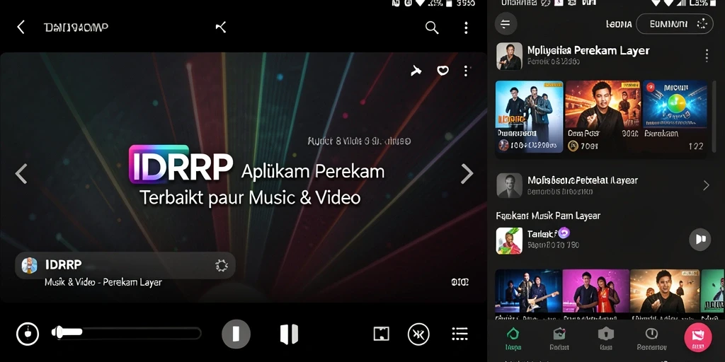 Tampilan antarmuka IDRRP yang intuitif untuk perekaman layar.