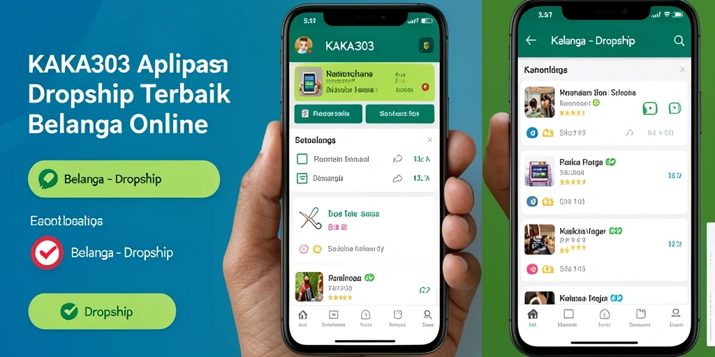 Tampilan antarmuka KAKA303 yang modern dan fungsional untuk dropship.